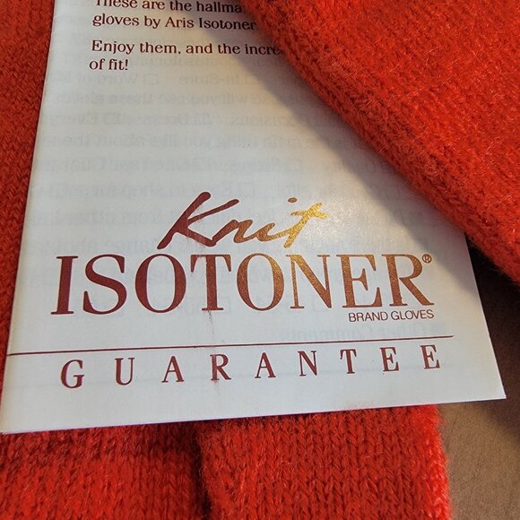 NEW Knit Isotoner Gloves Womens One Size Acrylic Spandex NWT - Picture 2 of 5